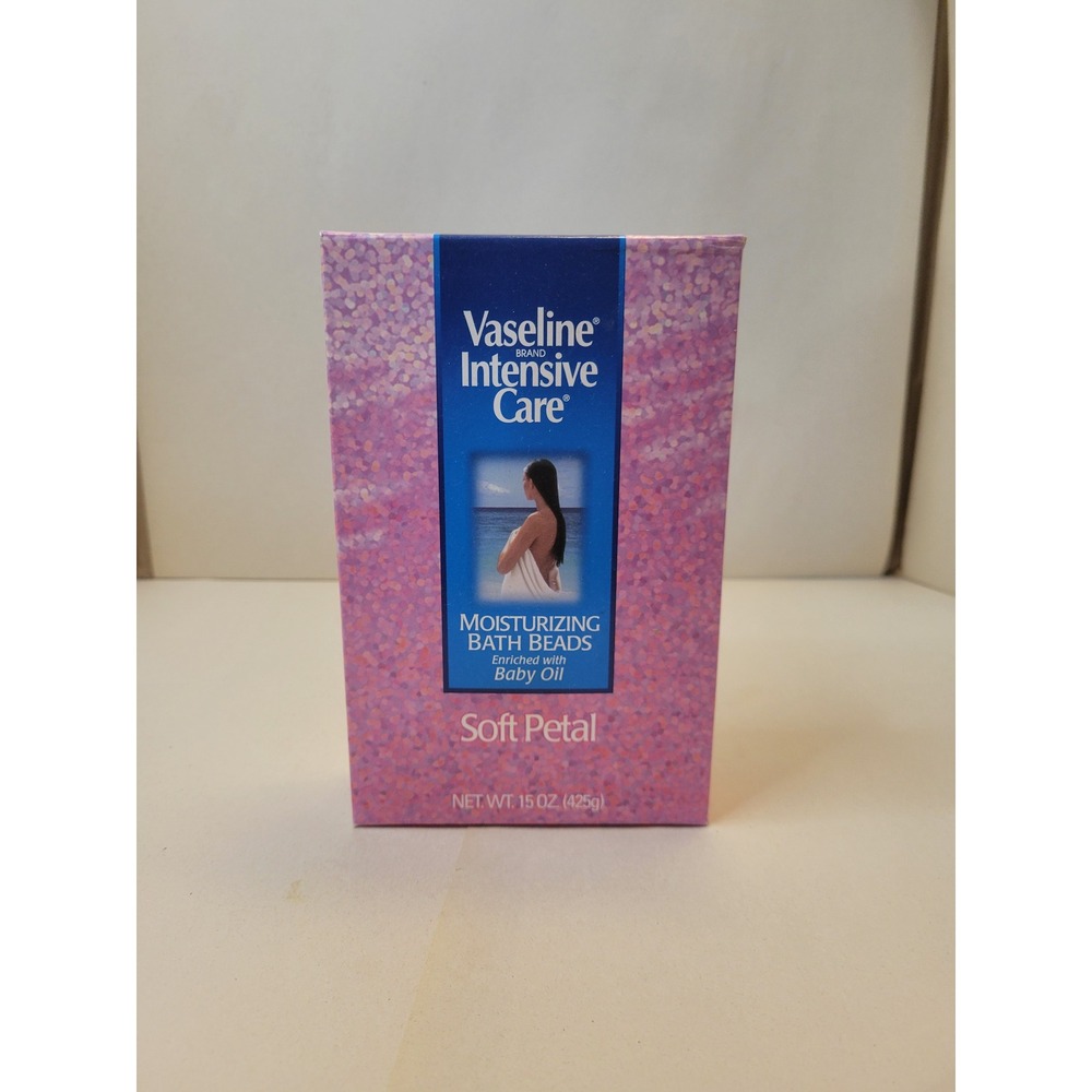 Discontinued Vintage Vaseline Intensive Care Moisturizing Soft Petal 15oz Box